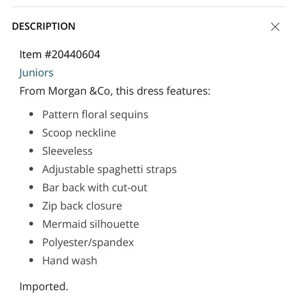 Morgan and Company sequin lavender full lrngth dress - Picture 6 of 8